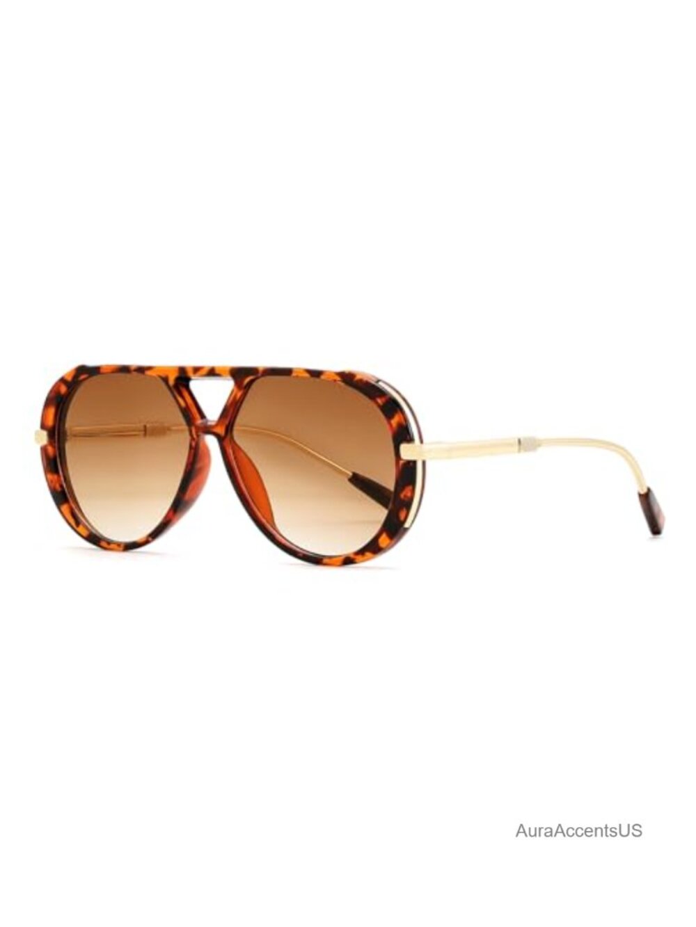 Retro Aviator Metal Sunglasses UV400 Full Frame Unisex Eyewear